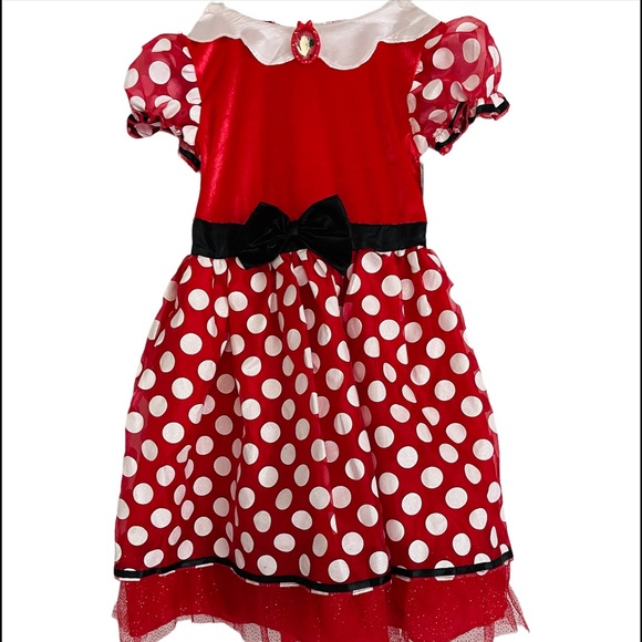 Disney Minnie Mouse Dress Girls Size Med 8/10 - Picture 1 of 8